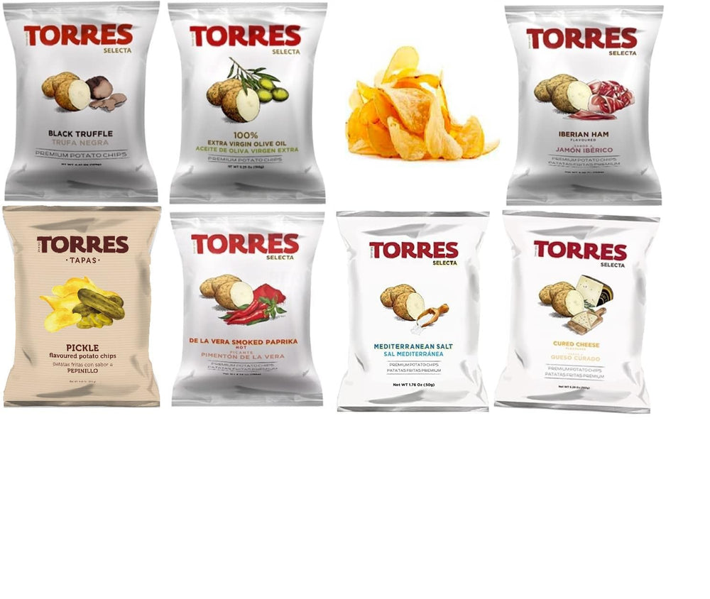 Get It Boxed Torres variety pack front view highlighting seven flavors