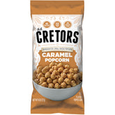 G.H. Cretors front packaging showing brand and caramel corn freshness