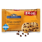 GHIRARDELLI front packaging three-bag pack showing quantity and branding benefit convenience