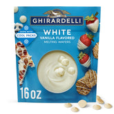 Ghirardelli front pouch showing packaging and clear branding benefit convenience