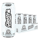 GHOST original front packaging showing the 16oz can and branding for clear choice