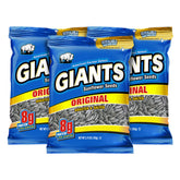 GIANTS front packaging shows three 5.75 oz bags and clear branding for grab-and-go convenience