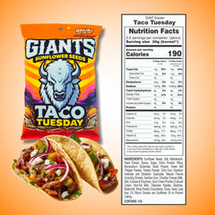 GIANTS open pouch with resealable zipper for freshness and convenience
