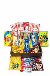 Gift Box Garden front packaging with full 27-piece movie night assortment, ready to gift