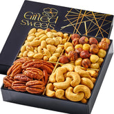 Gifted Sweets front packaging showing elegant gift tray and branding, ideal for gifting