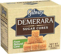 Gilway sugar cubes crushed over pastry to show versatility and easy baking use benefit