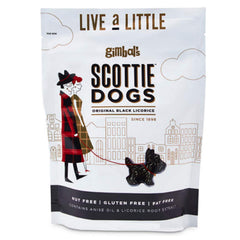 Gimbal's front packaging showing resealable pouch and natural licorice benefit