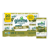gimMe front packaging showing 20 packs and flavor benefits