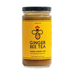 Ginger Bee front packaging showing jar and label, highlights ready-to-mix convenience