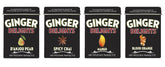 Ginger Delights front tin showing branding and compact design for easy storage