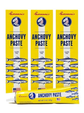 Giovanni's anchovy paste tube front view showing packaging and product benefit