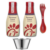 Giri chikfila front packaging showing two bottles and accessories for flavorful meals