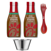 Giri chikfila front packaging showing two 12 oz bottles and accessories for easy serving