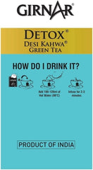 GIRNAR brewed cup top view with clear infusion and warming appeal