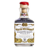 Giusti front label on 8.45 fl oz bottle showing authentic IGP seal and design