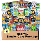 Gleebox front packaging showing mixed snacks and clear variety for easy gifting