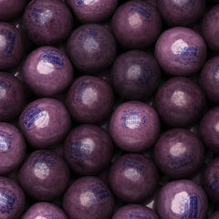 Global Gumball front packaging showing grape gumballs and weight, clear info benefit