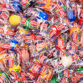 Global Gumball front packaging showing 12 oz bag and colorful gumballs, easy grab-and-go