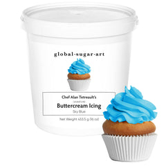 Global Sugar Art front tub showing label and ready-to-use benefit