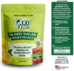 GLUCODOWN powder close-up texture highlighting fine mixability