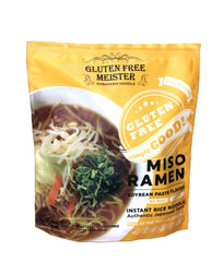 Gluten Free Meister Tonkotsu bowl served garnished showing vegetarian richness and creamy broth