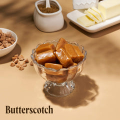 Goat Foods open tin with individually wrapped caramels ready to serve