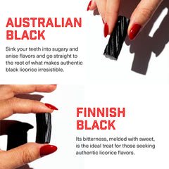 Goat Foods close-up of Australian black twists showing soft chew and authentic texture