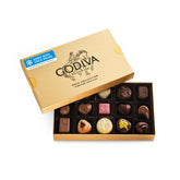 Godiva gold front packaging showing elegant gift-ready box and premium finish