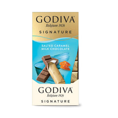 Godiva individually wrapped mini bar emphasizing freshness and convenience