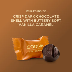 Godiva individually wrapped pieces ready for sharing and freshness