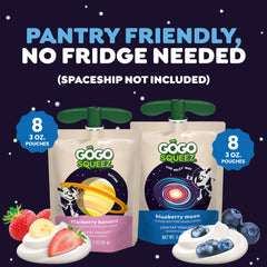 GoGo SqueeZ close-up of pouch texture and cap highlighting spoon-free convenience