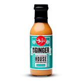 Gojo bottle front label showing ginger miso dressing and brand benefit
