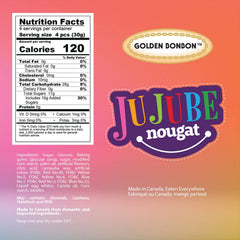 Golden Bonbon jujube detail showing bright jelly beans adding fruity pops