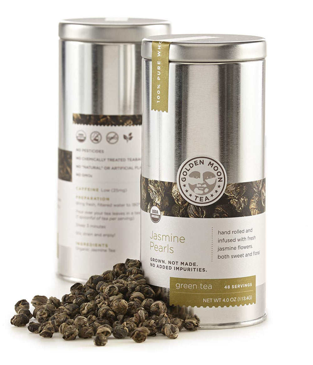 Golden Moon front tin preserving aroma and travel convenience