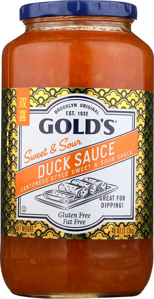 Gold's front label of 40 oz jar showing product name and serving suggestion benefit