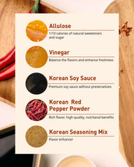 고맙당 Kick Sauce drizzled on ramen bowl adding spicy umami benefit