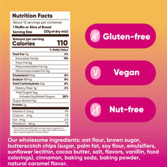 GoNanas mix close-up texture in bowl, smooth oat flour base for moist results