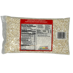 Gonsalves close-up of raw white hominy kernels highlighting texture for consistent cooking