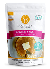 Good Dee's front packaging showing brand and keto mix benefits