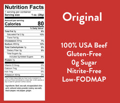 Good Fod Foods beef stick close-up highlighting texture and quality