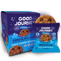 Good Journey front packaging showing cookies and nutritional benefit