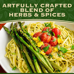 Good Seasons dry mix texture with herbs visible, shows seasoning quality