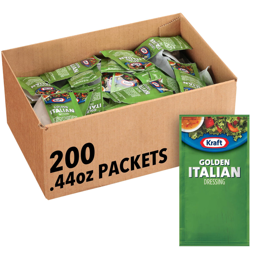Good Seasons front packaging showing case of 200 packets and product name for easy stocking