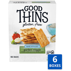 Good Thins close-up of cracker texture highlighting crisp baked crunch