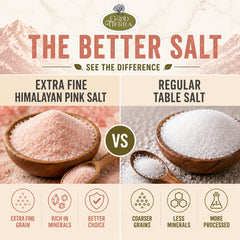 Good Tierra salt on a spoon over roasted vegetables showing enhanced flavor