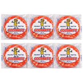 Goodart's front packaging showing six individually wrapped peanut bars and appeal