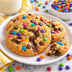 Goodland Farms chips sprinkled on ice cream sundae adding crunch and bright color