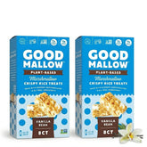 GoodMallow front packaging showing vanilla box and eight wrapped bars for convenience