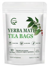 GORNVB front packaging showing 30 tea bags and organic label, clear benefit convenience
