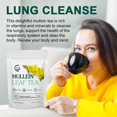 GORNVB loose mullein leaf texture displaying natural color and pure ingredient quality